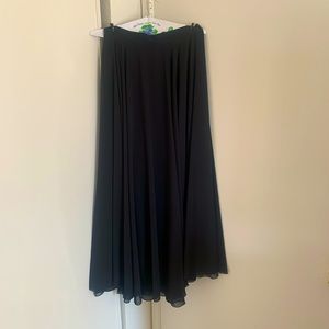 Timeless Favorite Chiffon Black Maxi Skirt